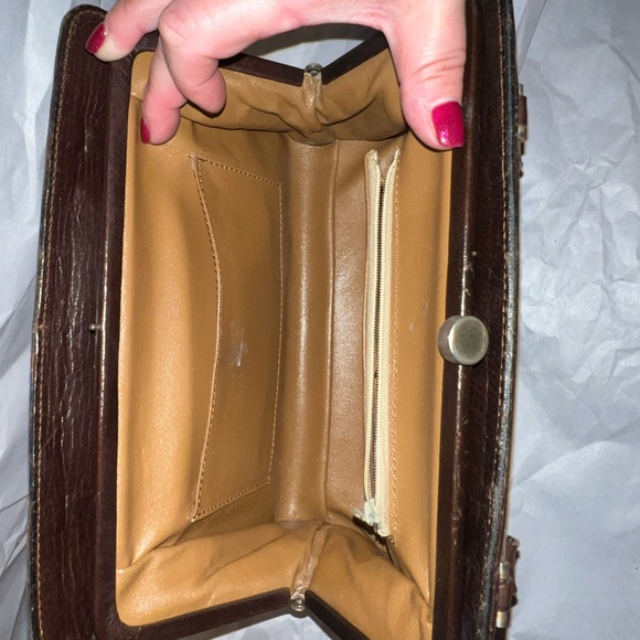 VINTAGE Leather Handbag, Unbranded - Picture 6 of 7